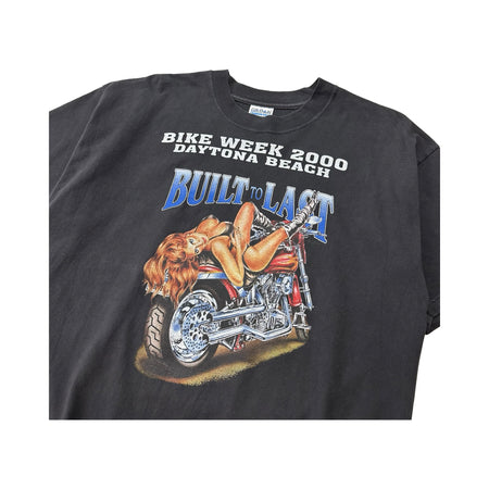 Bike Week 2000 Built To Last Tee - XL