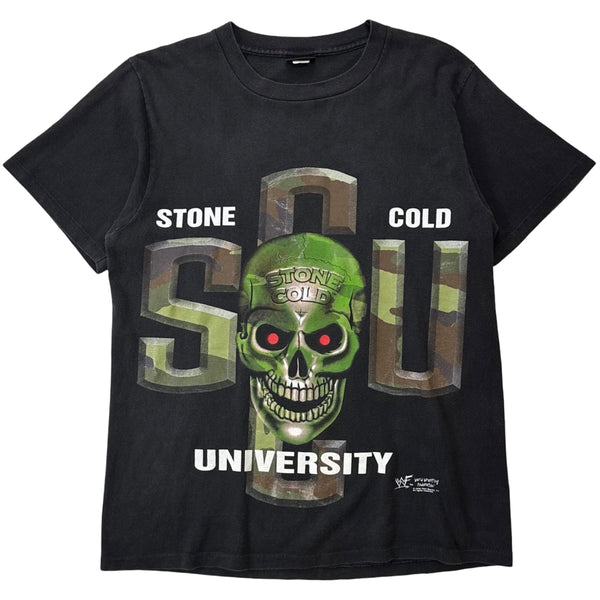 Vintage 1998 Stone Cold University ‘ Shcool Of Hard Knocks’ Tee - L