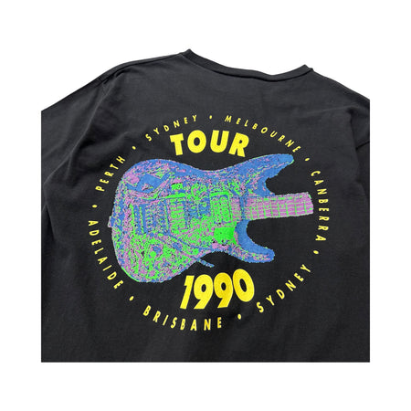 Vintage 1990 Joe Satriani ‘Flying In A Blue Dream’ Tour Tee - L