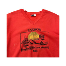 Load image into Gallery viewer, Vintage 1985 MG Newcastle National Meeting Short Sleeve Sweatshirt - L
