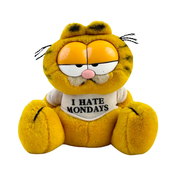 Vintage 1981 Garfield ‘I Hate Mondays’ Plush Toy