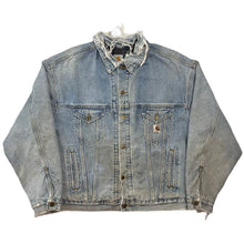 Load image into Gallery viewer, Vintage Carhartt Blanket Lined Denim Jacket - XL
