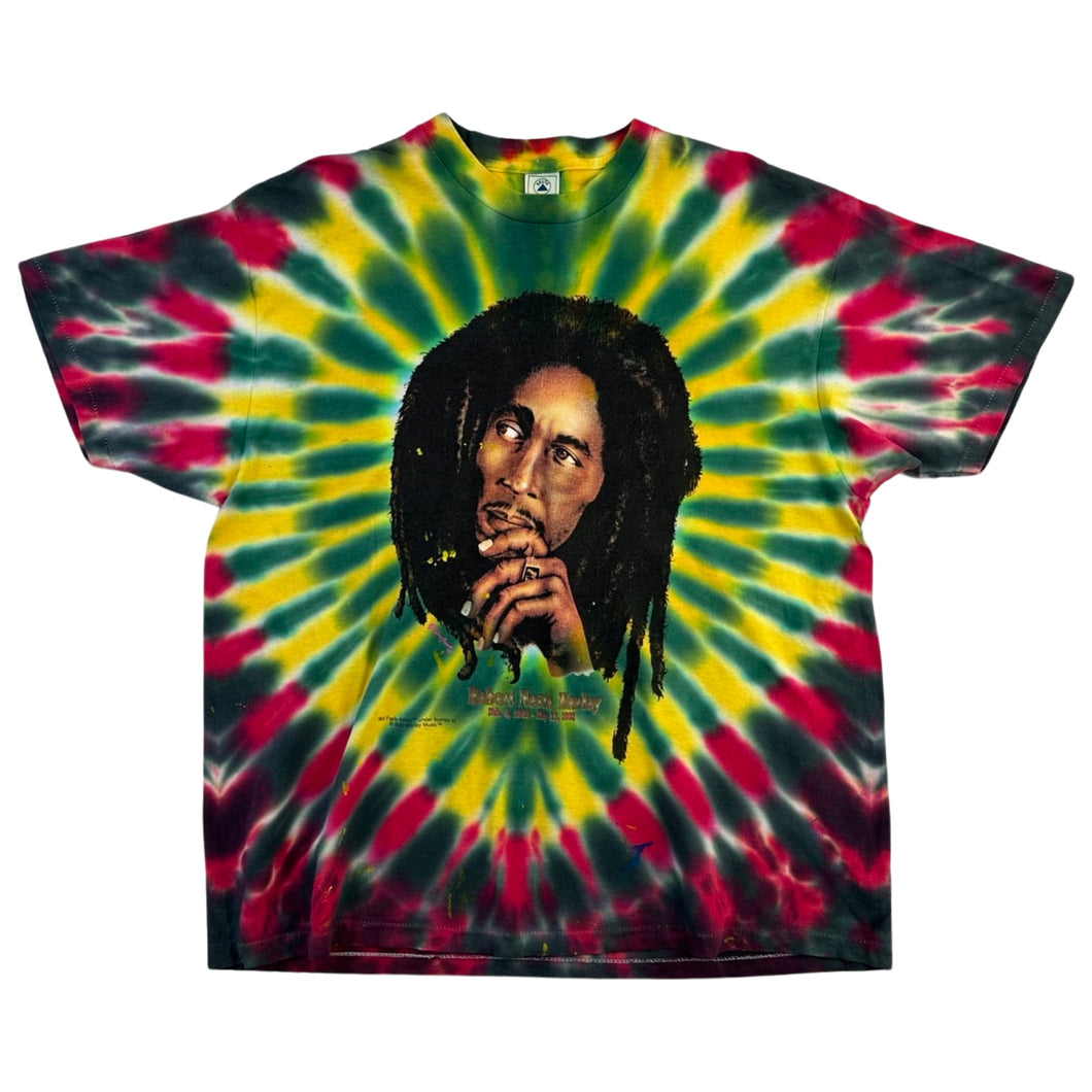 Vintage Bob Marley Memorial Tie Dye Tee - XXL