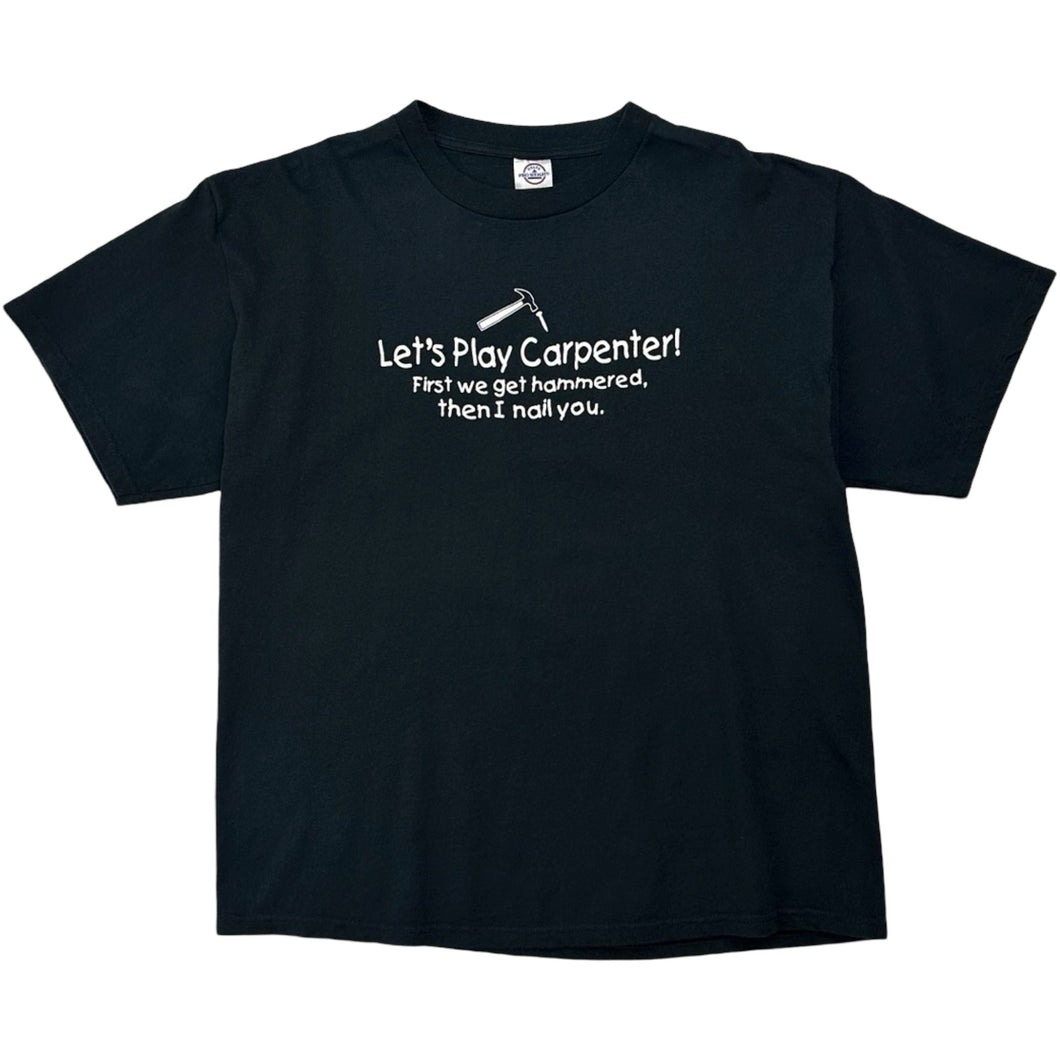 Vintage 'Let's Play Carpenter!' Tee - XL