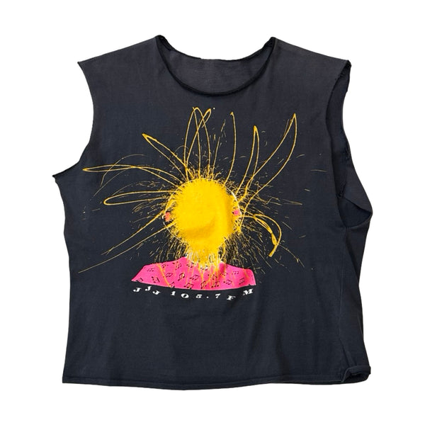 Vintage Triple J Exploding Head Cut-Off Tee - M