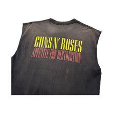 Load image into Gallery viewer, Vintage Guns N&#39; Roses &#39;Appetite For Destruction&#39; Cut-Off Tee - L
