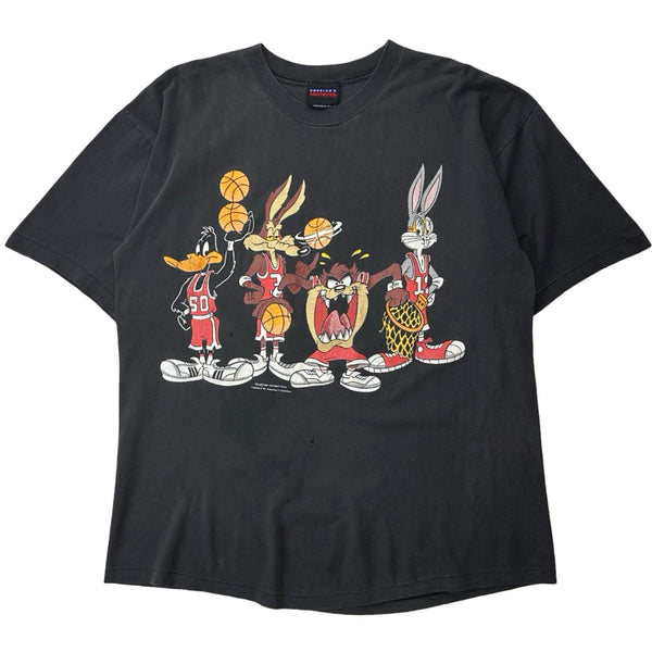 Vintage 1993 Warner Bros Basketball Tee - XL