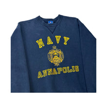 Load image into Gallery viewer, Vintage Navy Annapolis Champion Crew Neck - XL
