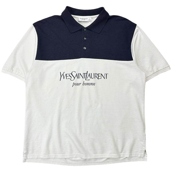Vintage Yves Saint Laurent Pour Homme Polo Shirt - XL