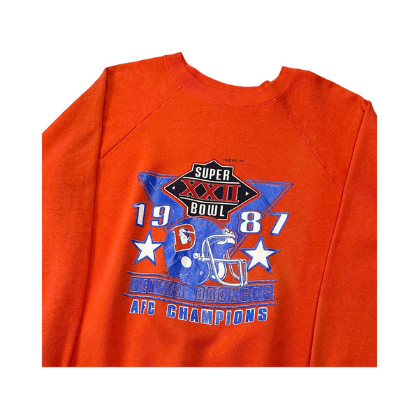 Vintage 1987 Denver Broncos Super Bowl Crew Neck - L