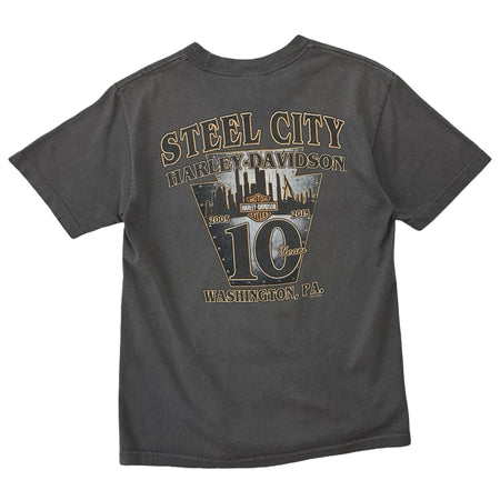 2005 Harley-Davidson Steel City Celebrating 10 Years Tee - S