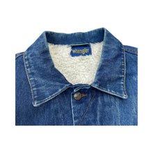 Load image into Gallery viewer, Vintage Wrangler Sherpa Lined Denim Jacket - XL
