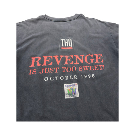 Vintage 1998 WCW / NWO ‘Revenge Is Just Too Sweet’ N64 Wrestling Promo Tee - XL