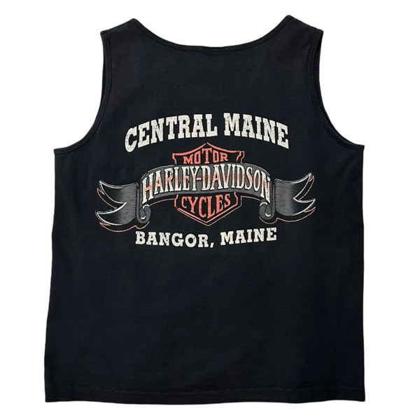 Vintage Harley-Davidson Central Maine Singlet - L