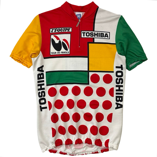 Vintage Cycling Jersey - L