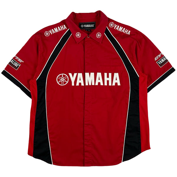 Vintage Yamaha Racing Button Up Shirt - XL