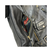 Load image into Gallery viewer, Vintage Leather Biker Jacket - S

