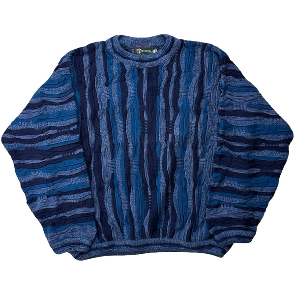 Vintage Tundra Knitted Jumper - XL