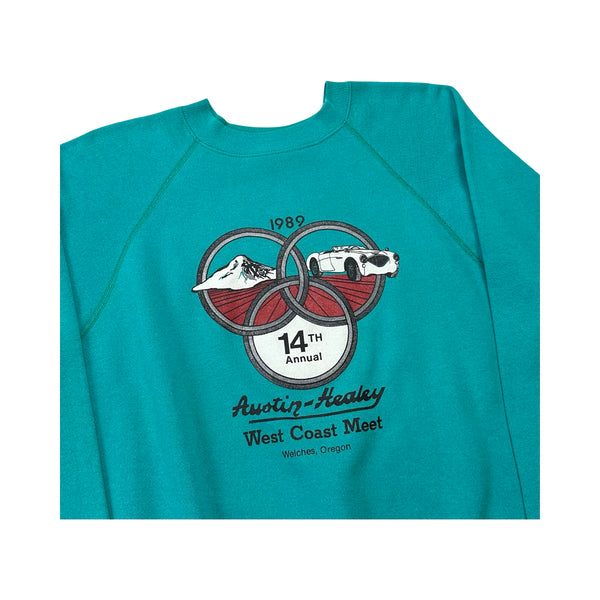 Vintage 1989 Austin-Healey Meet Up Crew Neck - L