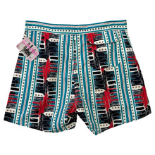 Load image into Gallery viewer, Vintage Waves Beachwear Board Shorts - 34&quot;
