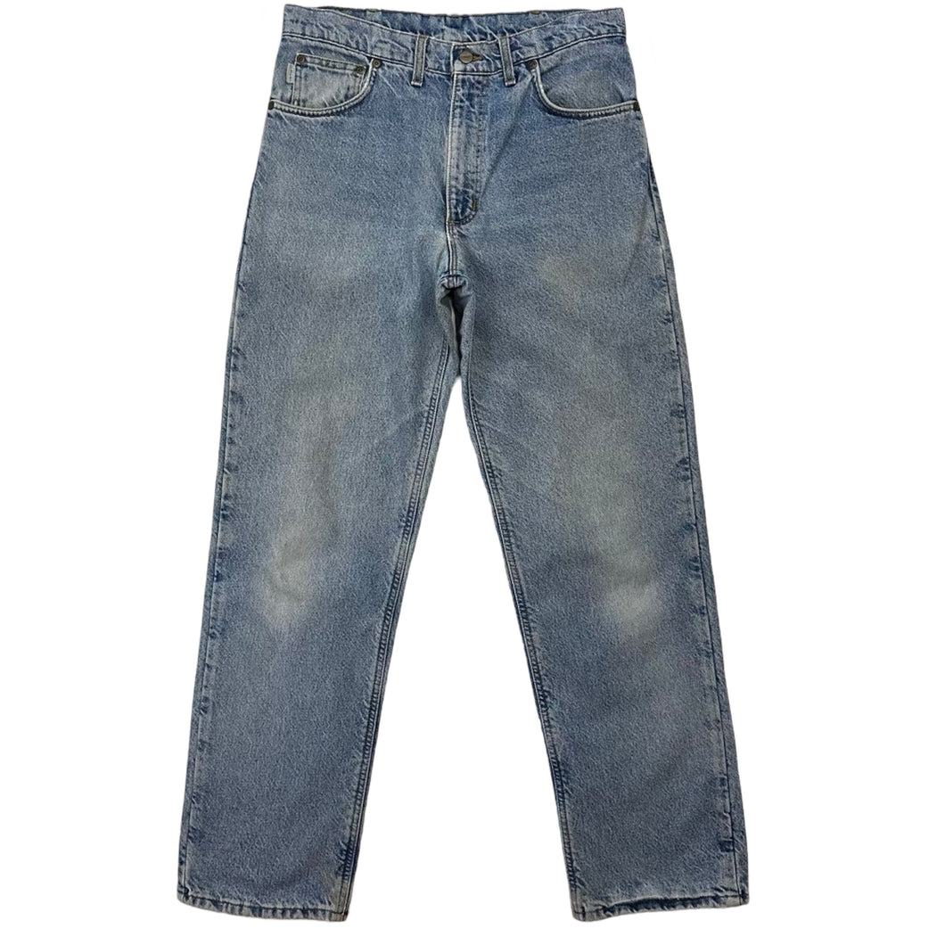 Vintage Carhartt Plaid Lined Workwear Jeans - 33 x 32