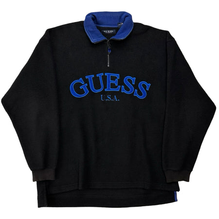 Vintage Guess U.S.A. 1/4 Zip Fleece - XL