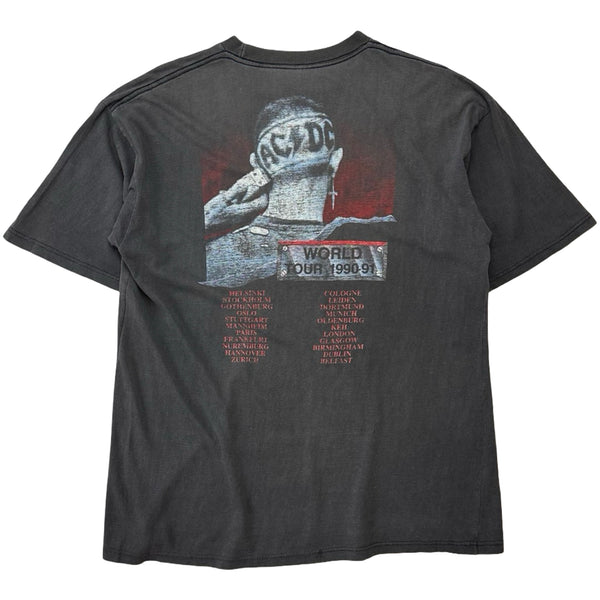 Vintage AC/DC ‘Back In Black’ 1990-1991 World Tour Tee - XL