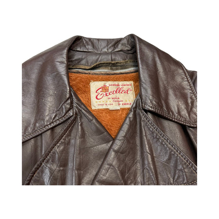 Vintage Excelled Leather Jacket - M