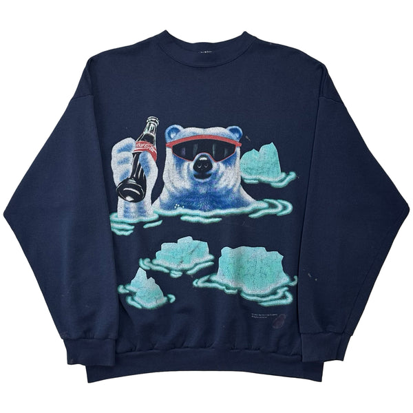 Vintage Coca-Cola Polar Bear Crew Neck - L