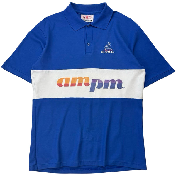 Vintage AM PM Uniform Polo Shirt - XXL