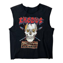 Load image into Gallery viewer, Vintage 1988 Exodus ‘Welcome To The Cannibal Bar + Grill / Meat Party’ (Cut) Tee - M
