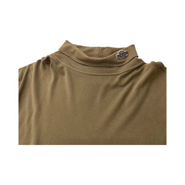 Vintage Harley-Davidson Embroidered Turtleneck - XXL