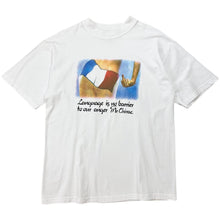 Load image into Gallery viewer, Vintage ‘Language Is No Barrier’ Tee - XL
