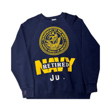 Load image into Gallery viewer, Vintage Retired US Navy Crew Neck - XL

