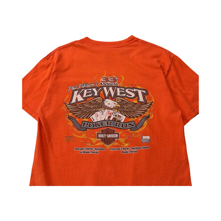 2005 Harley-Davidson Key West Poker Run Tee - M