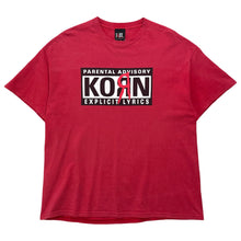Load image into Gallery viewer, Vintage Korn ‘Parental Advisory’ Tee - XL
