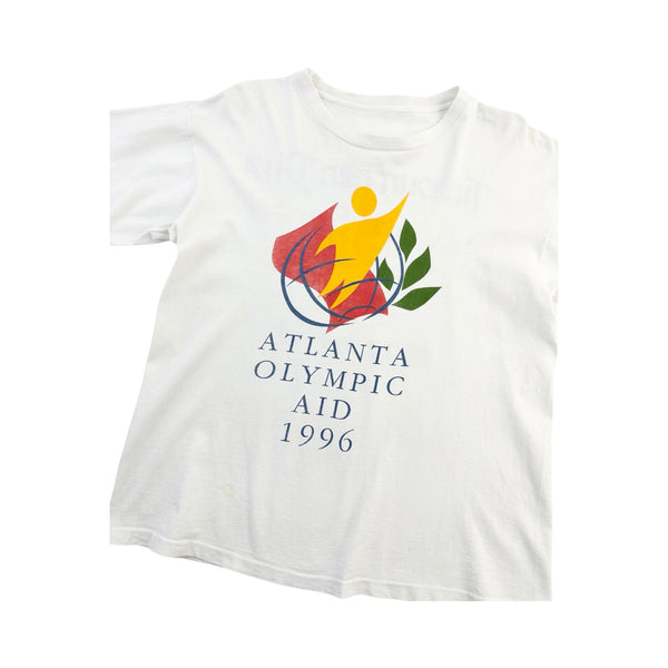 Vintage 1996 Atlanta Olympic Aid Tee - L