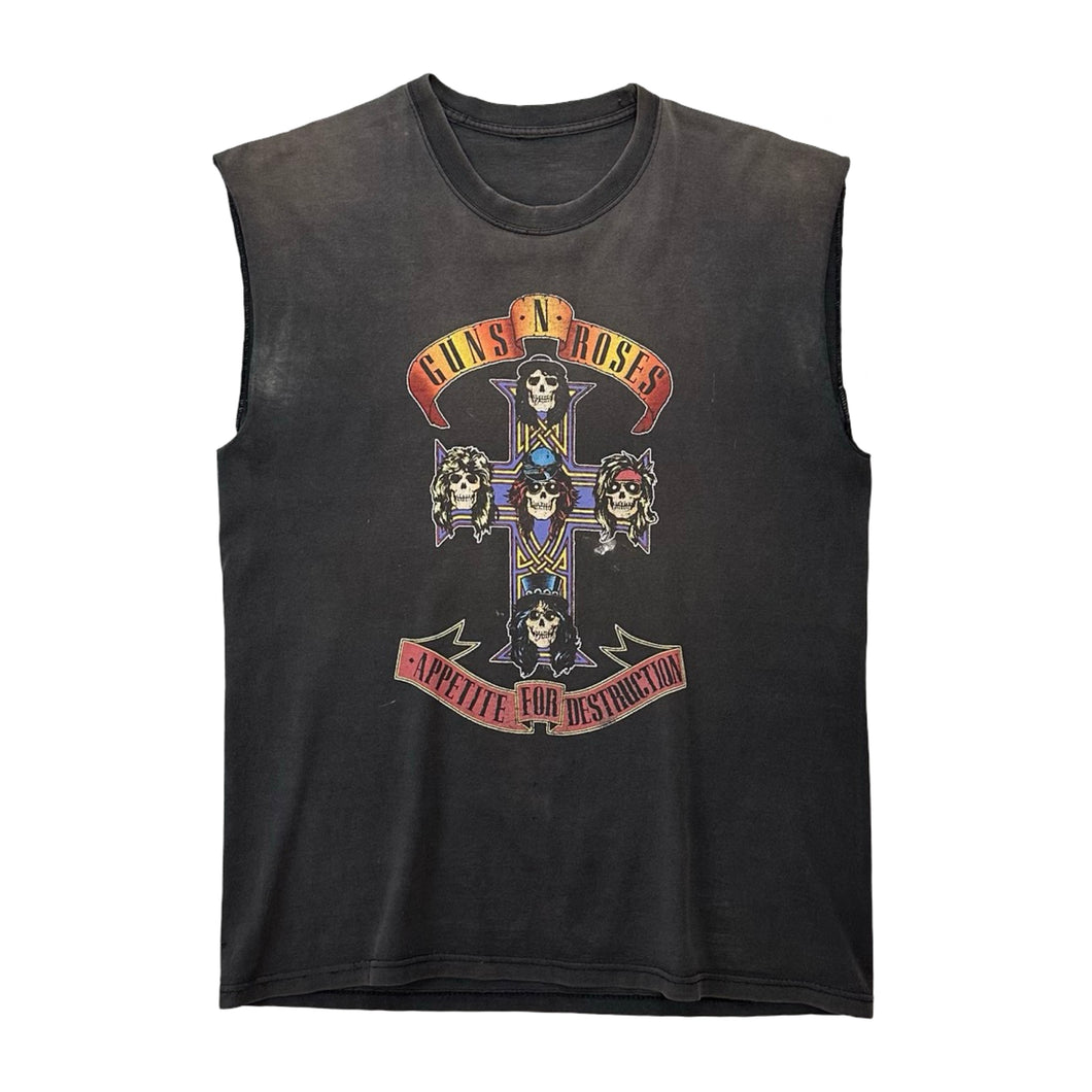 Vintage Guns N' Roses 'Appetite For Destruction' Cut-Off Tee - L