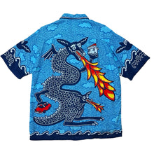 Load image into Gallery viewer, Vintage Mambo Blue Dragon Loud Shirt - M / L
