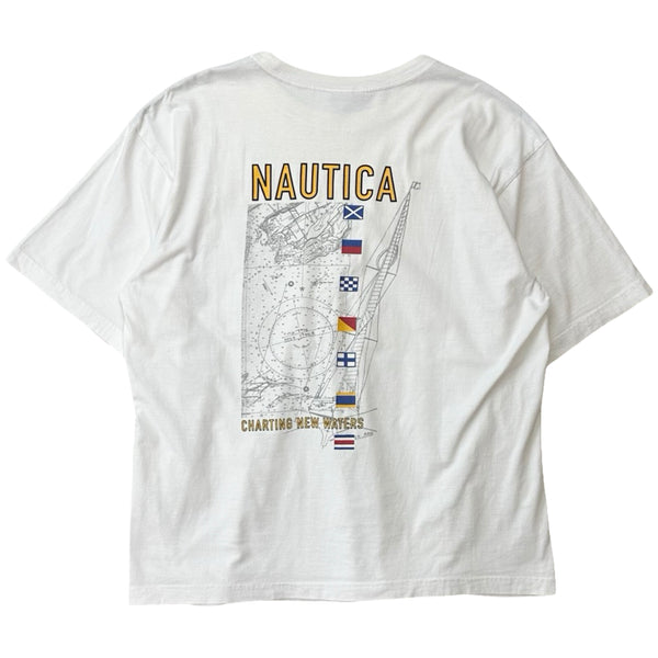 Vintage Nautica ‘Charting New Waters’ Tee - L