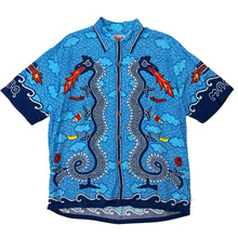 Load image into Gallery viewer, Vintage Mambo Blue Dragon Loud Shirt - M / L
