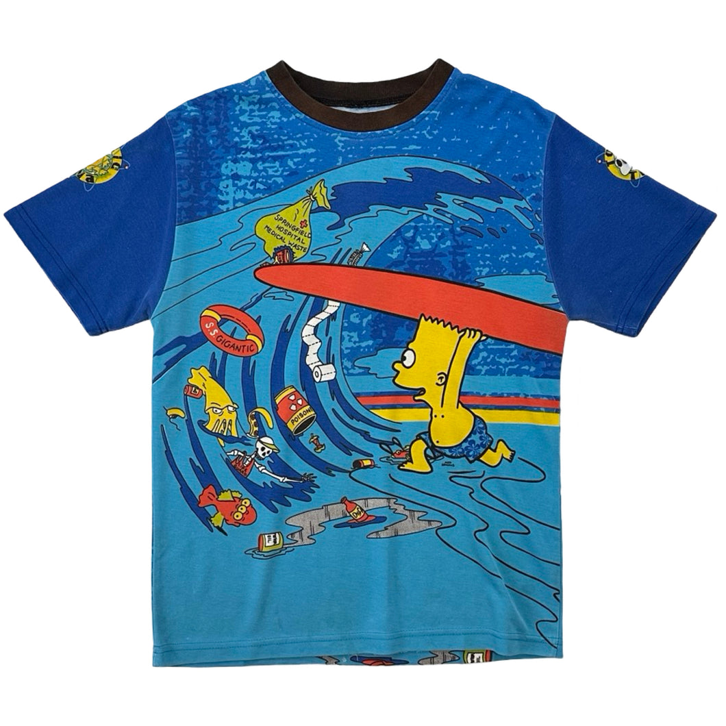 Vintage The Simpsons ‘Toxic Tuna’ All Over Print Tee - M