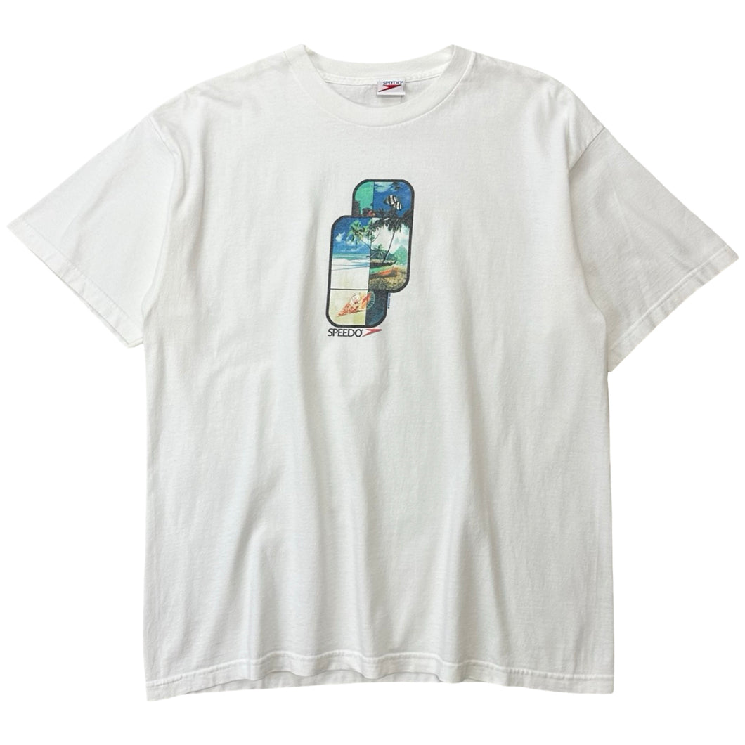 Vintage 1990 Speedo Tee - XL