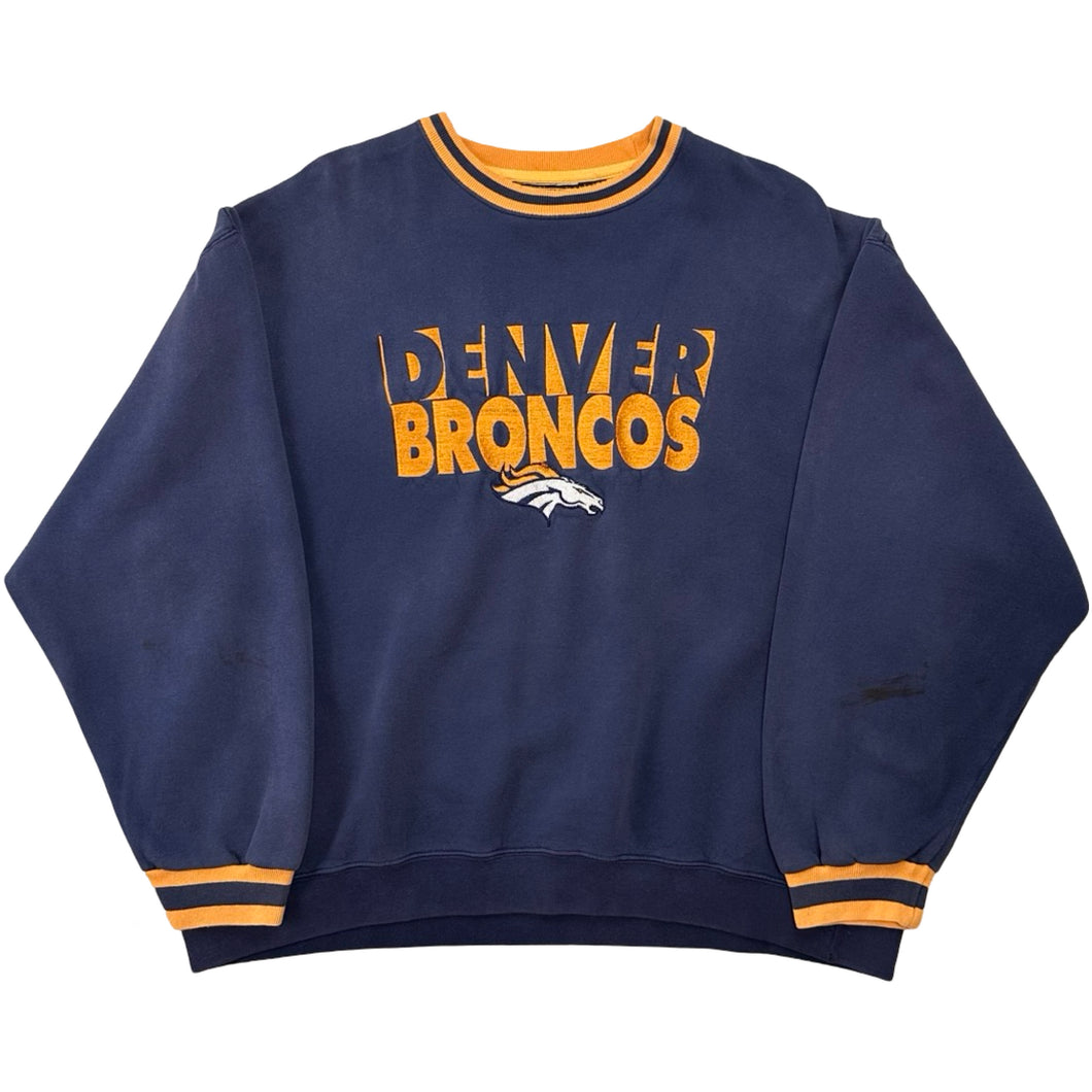 Vintage Denver Broncos Crew Neck - L