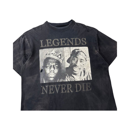 Vintage Biggie and Tupac 'Legends Never Die' Tee - XXL