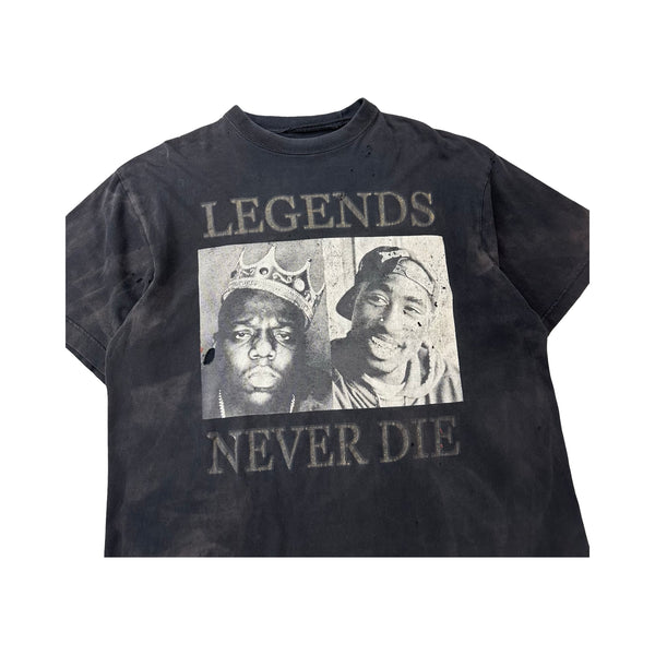 Vintage Biggie and Tupac 'Legends Never Die' Tee - XXL