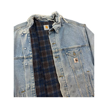 Load image into Gallery viewer, Vintage Carhartt Blanket Lined Denim Jacket - XL
