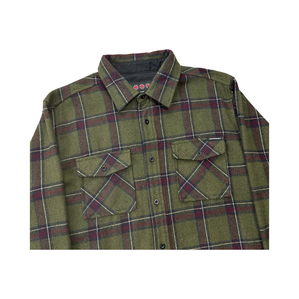 Independent Plaid Button Up Shirt - M
