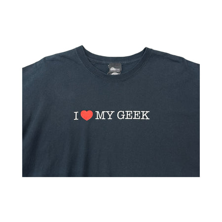 00's 'I Heart My Geek' Tee - XXL