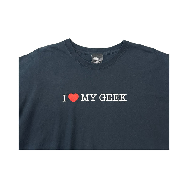 00's 'I Heart My Geek' Tee - XXL